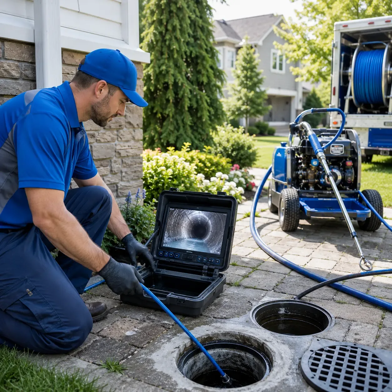 Outdoor drain cleaning professionals serving Slaton, TX