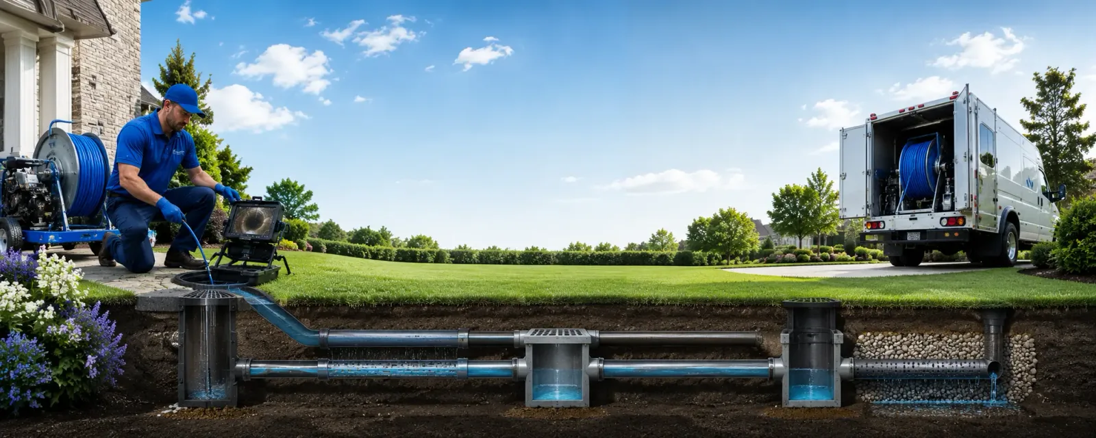 Outdoor drain cleaning information for Slaton, TX